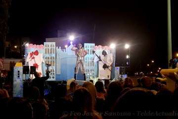 Drag Arush, reinona de las fiestas de Ayatima de Marzagán (Foto Francisco J. Santana)